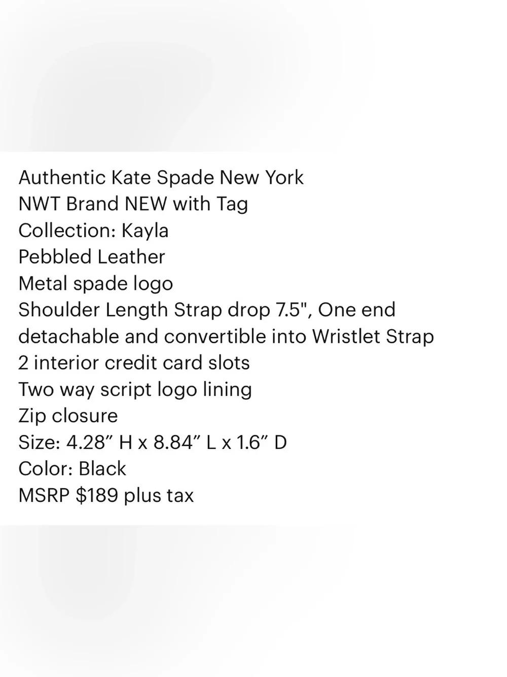 kate spade classic sleek
